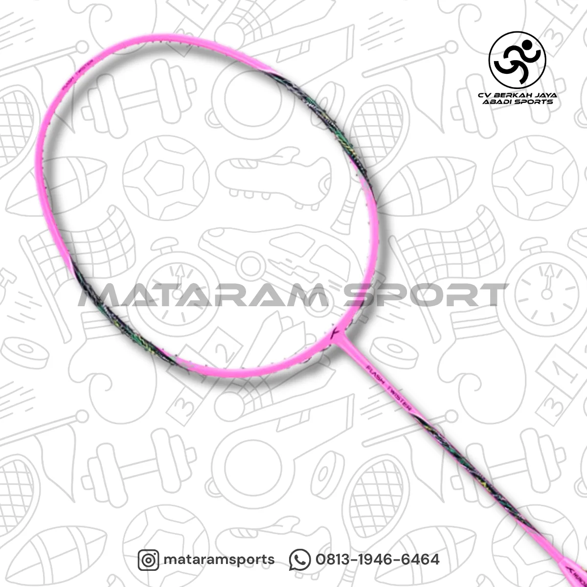 Raket Badminton Hundred Flash Twister 4