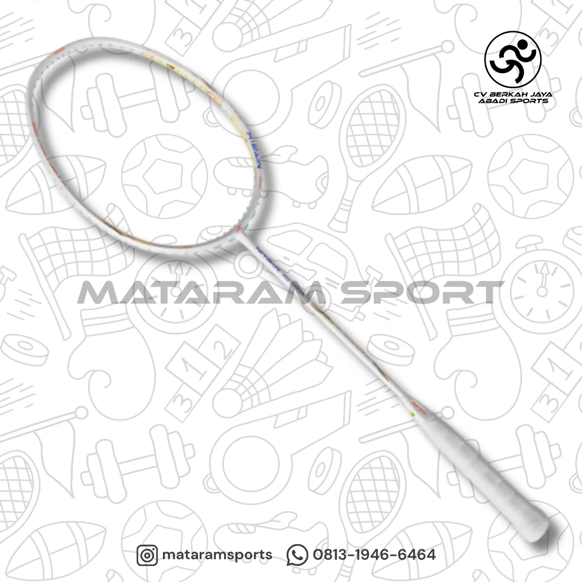 Raket Badminton Hundred Nitrix Nitrix 70 Volta - 4U