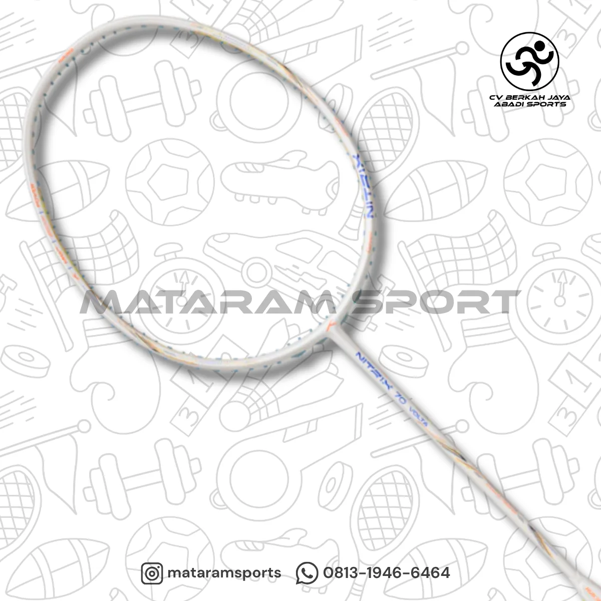 Raket Badminton Hundred Nitrix Nitrix 70 Volta - 4U 2