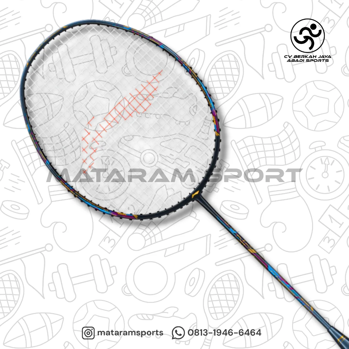 Raket Badminton LI-NING Air Force G3 - 79 grams 4