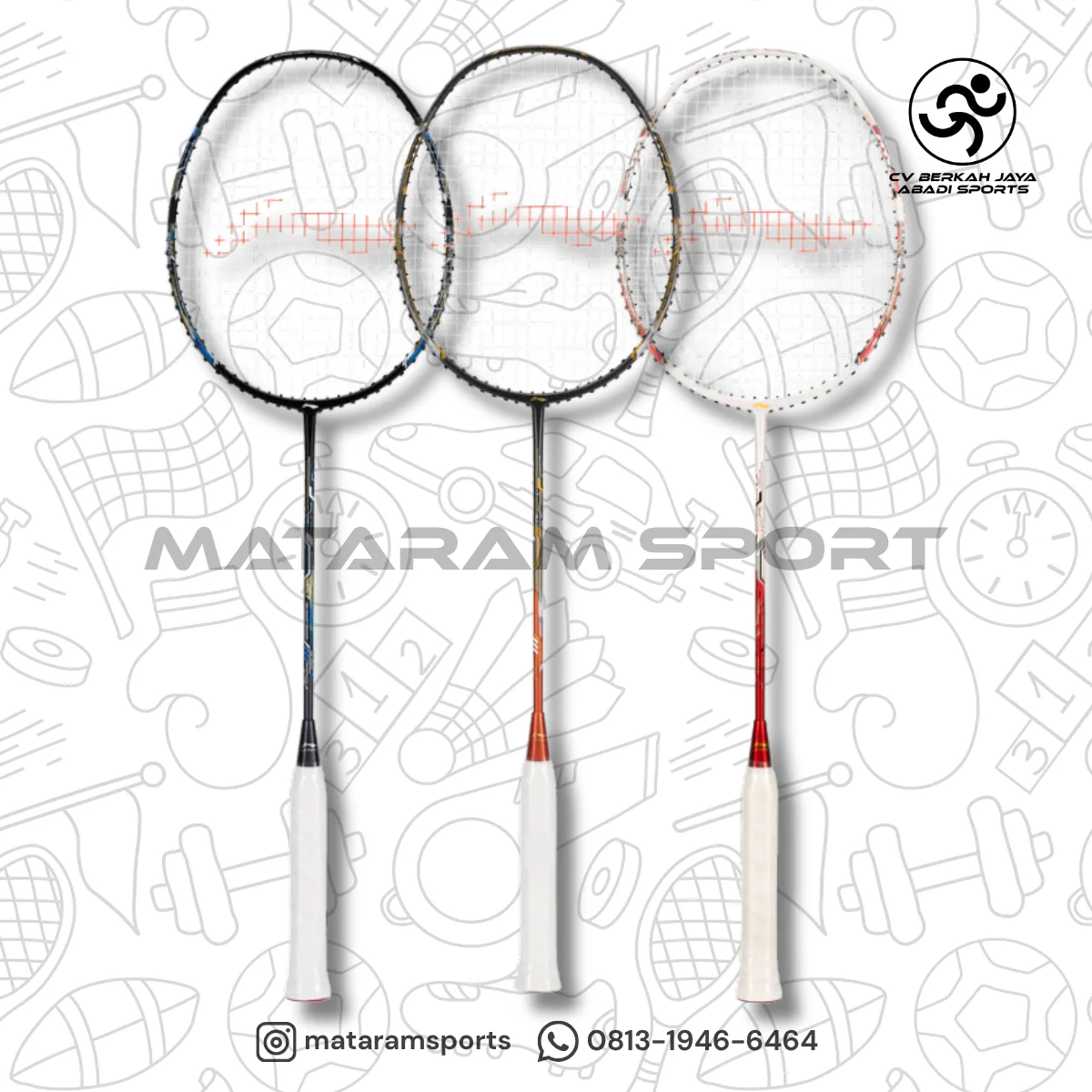 Raket Badminton LI-NING Air Force G3 - 80 grams