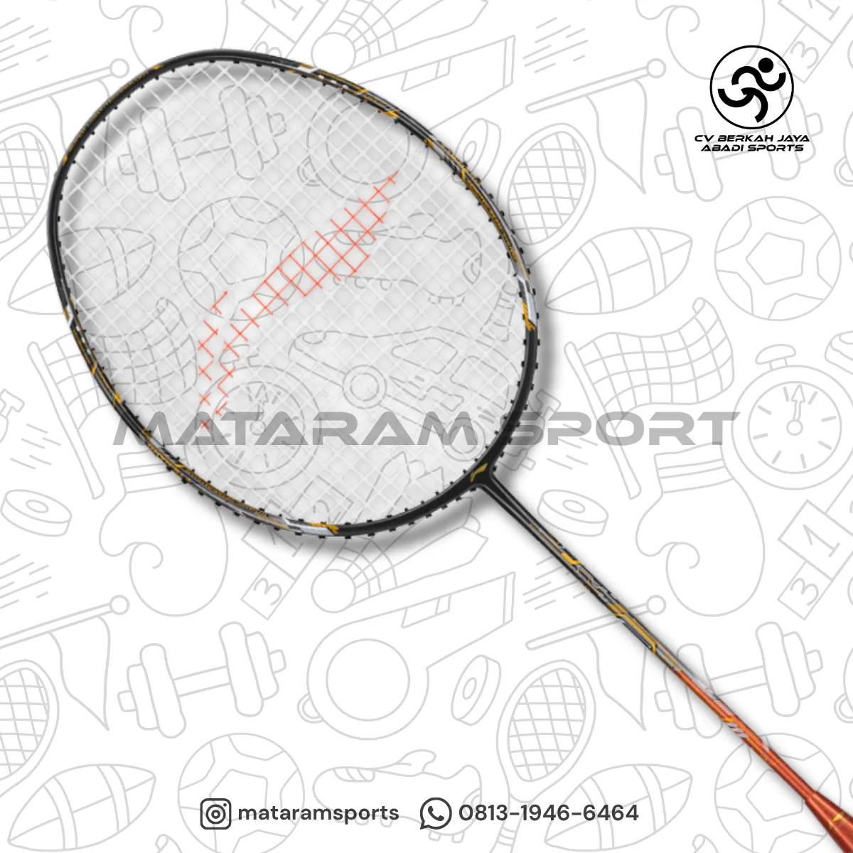 Raket Badminton LI-NING Air Force G3 - 80 grams 4