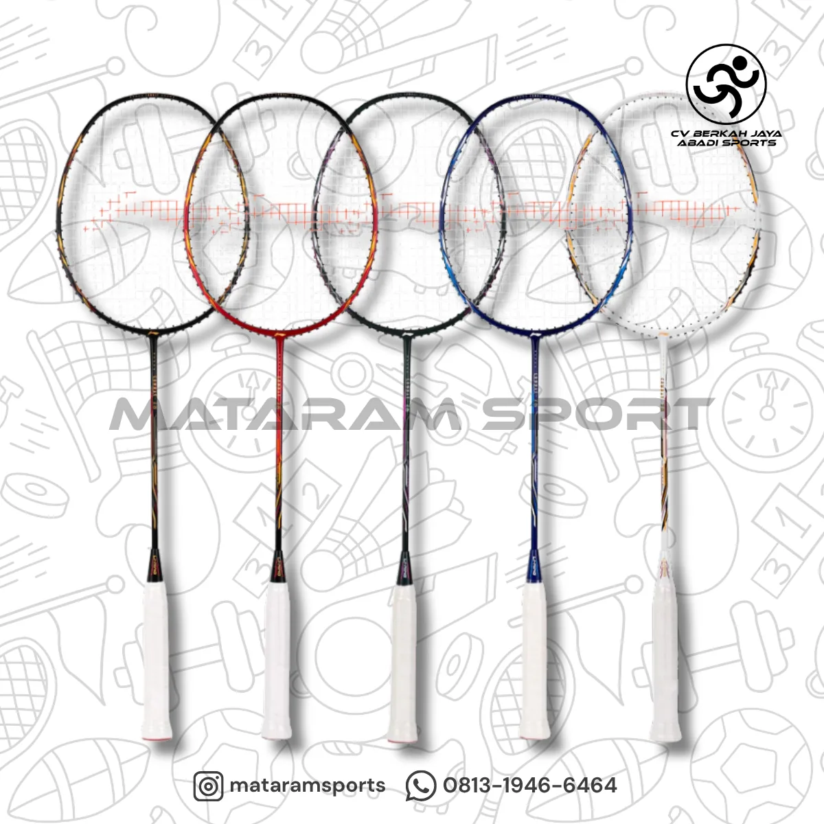 Raket Badminton LI-NING Combat Z8 - 80 Grams