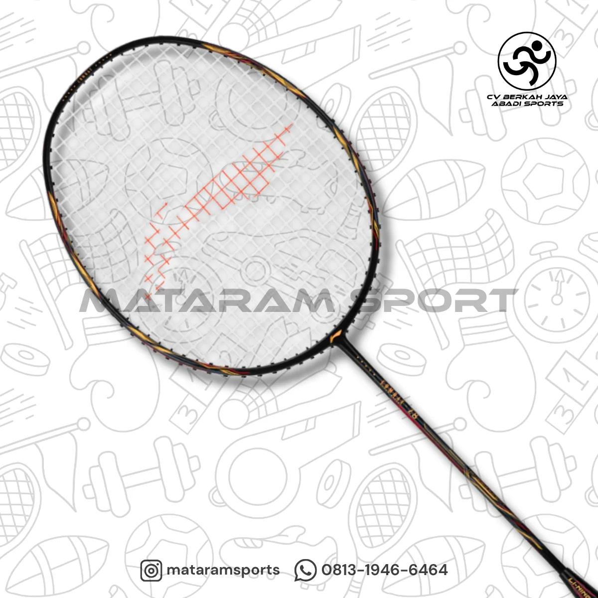 Raket Badminton LI-NING Combat Z8 - 80 Grams 2