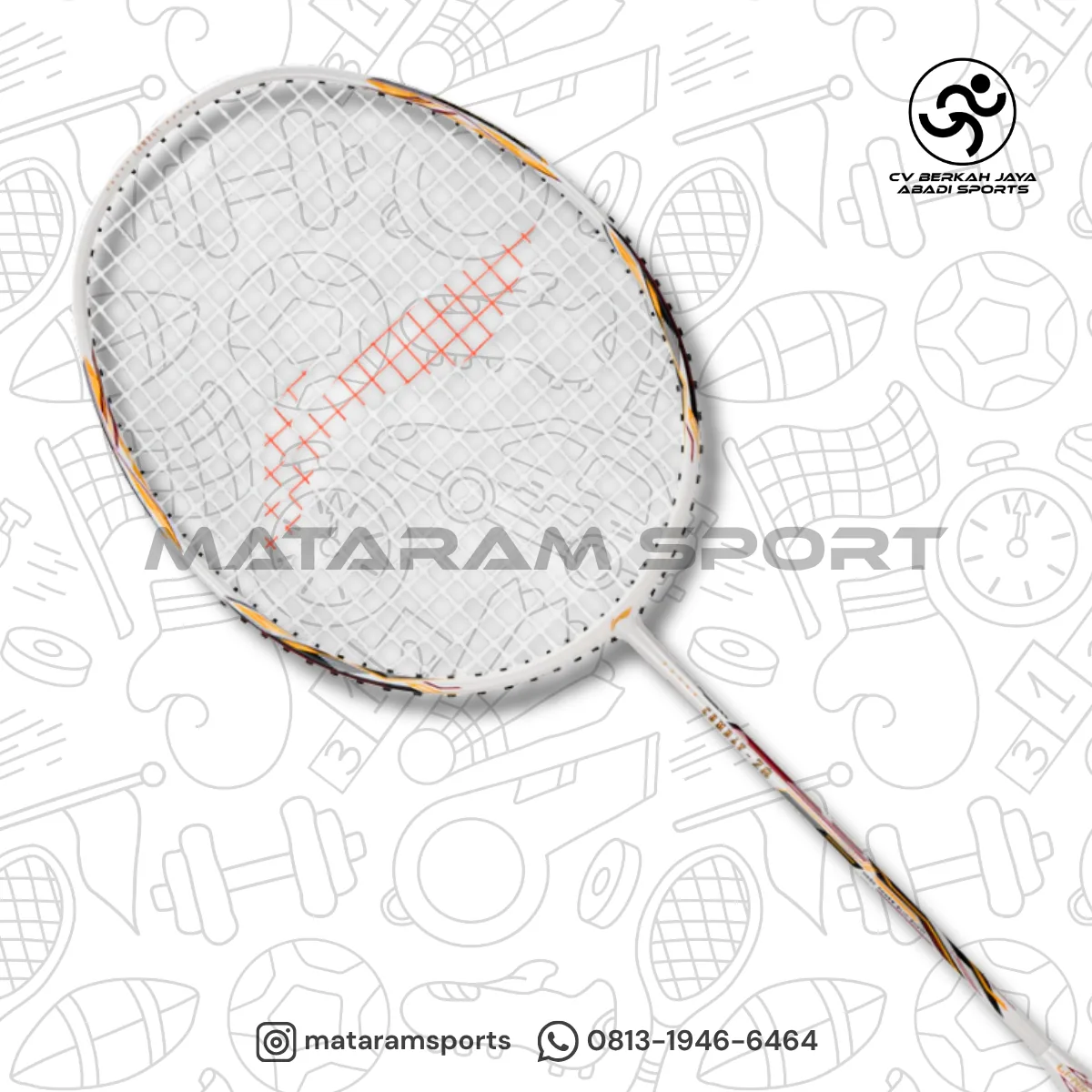 Raket Badminton LI-NING Combat Z8 - 80 Grams 3