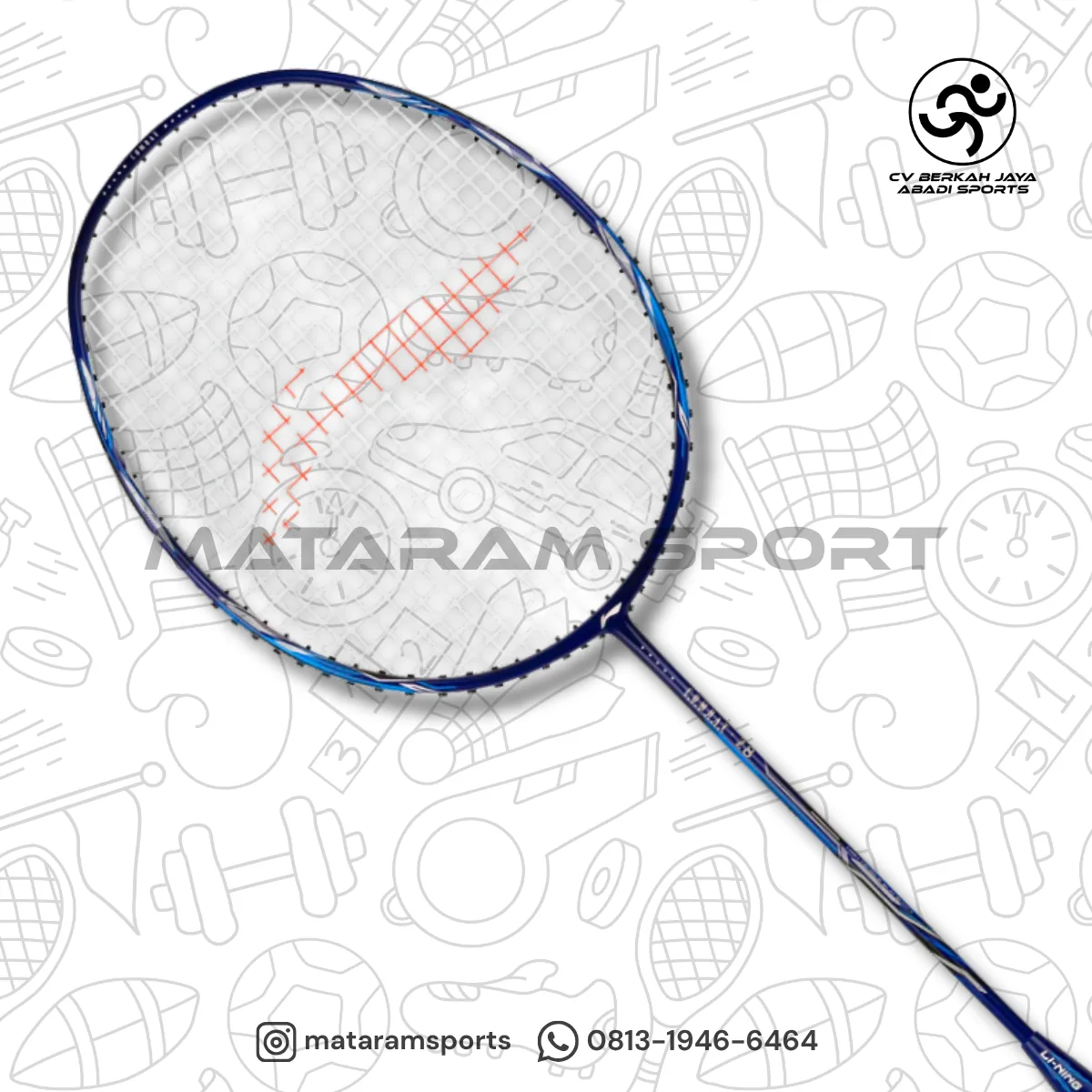 Raket Badminton LI-NING Combat Z8 - 80 Grams 5