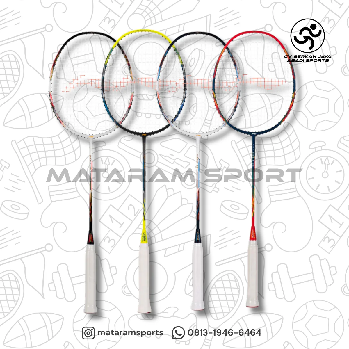 Raket Badminton LI-NING Combat Z8 - 84 Grams