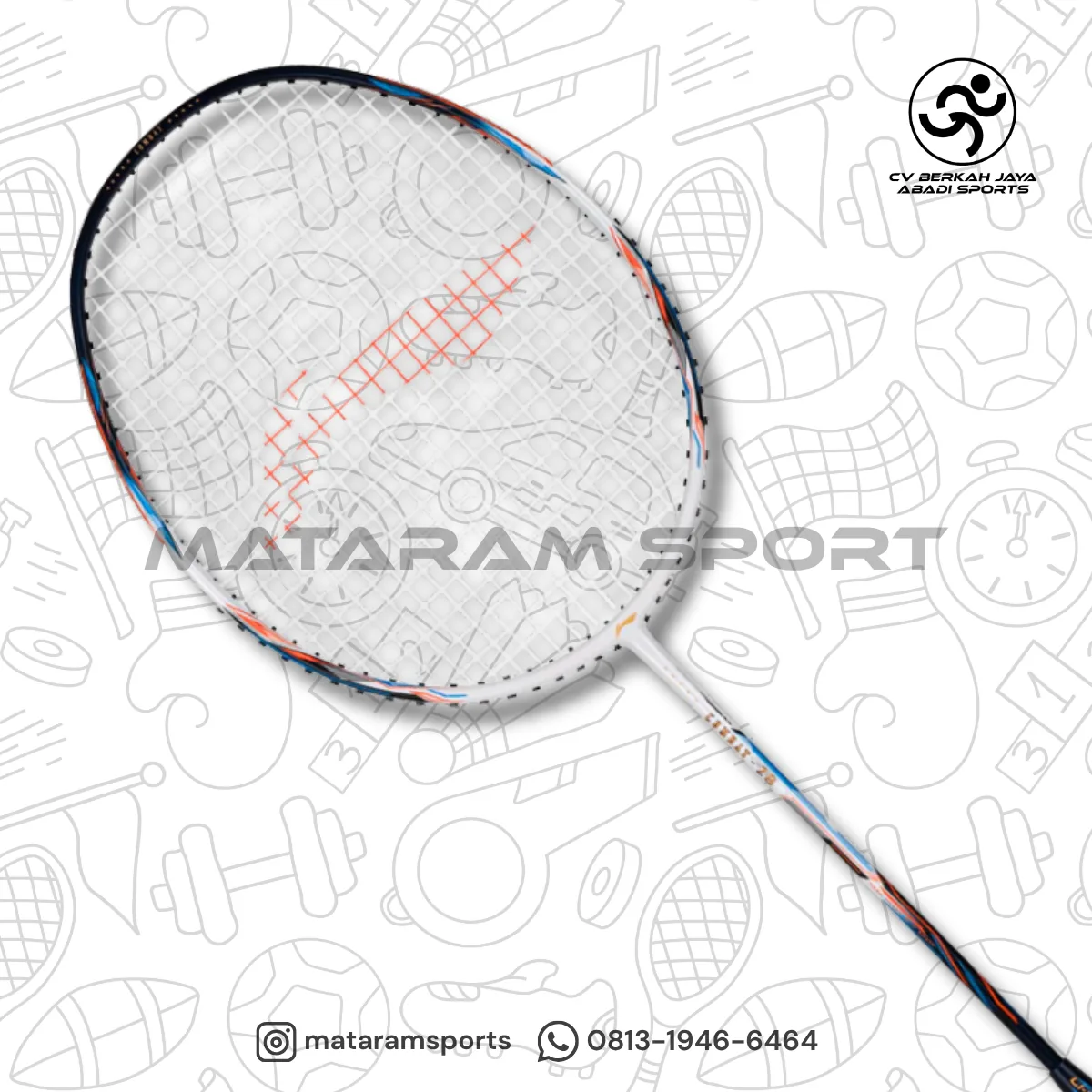 Raket Badminton LI-NING Combat Z8 - 84 Grams 4
