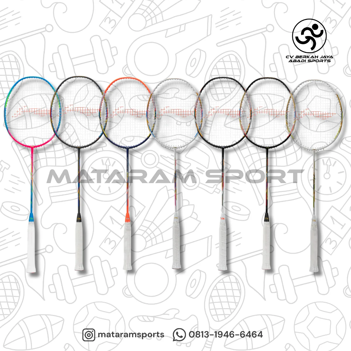 Raket Badminton LI-NING Windstorm 72 S