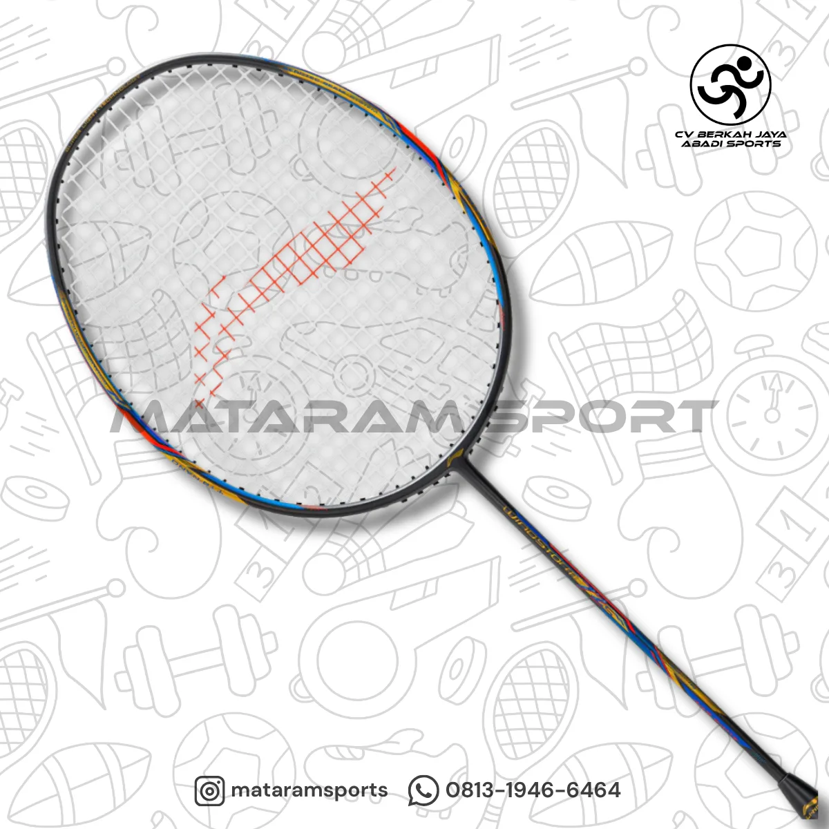 Raket Badminton LI-NING Windstorm 72 S 3