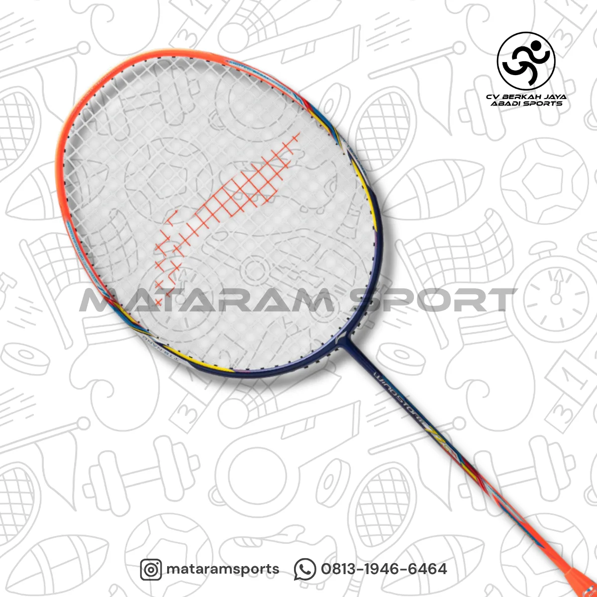 Raket Badminton LI-NING Windstorm 72 S 4