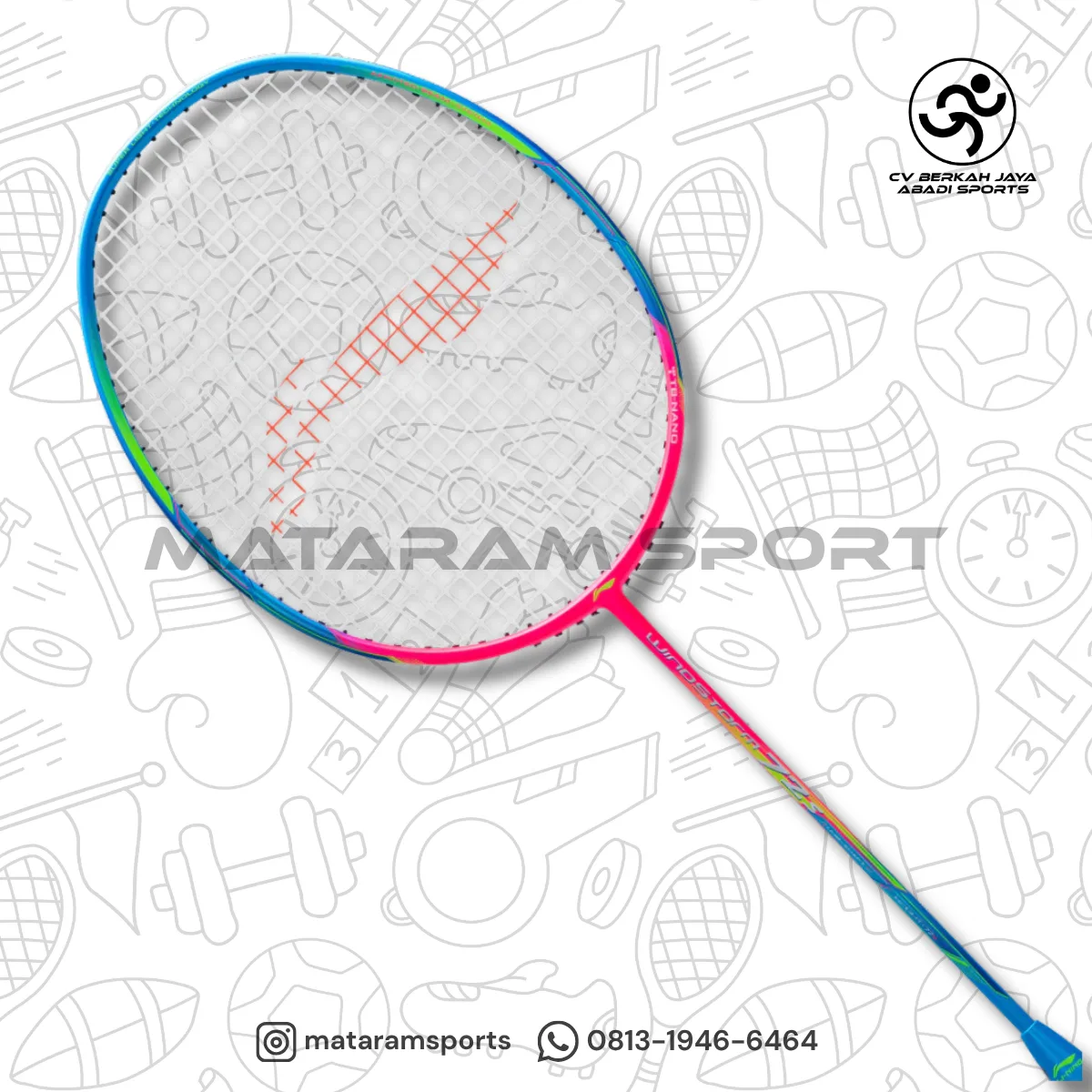 Raket Badminton LI-NING Windstorm 72 S 2