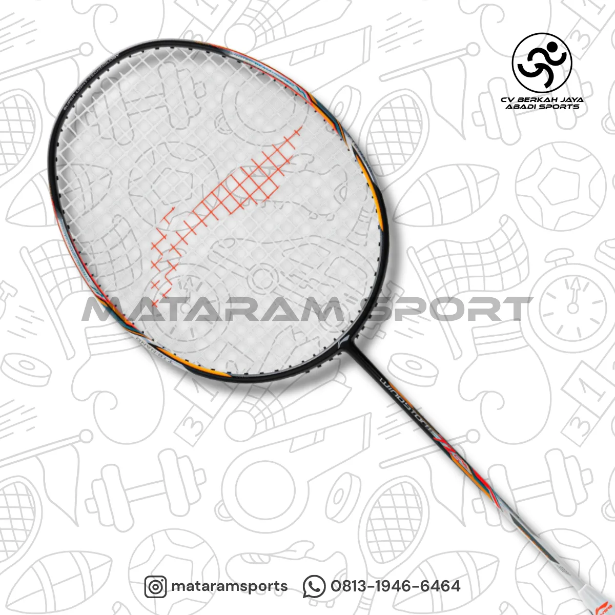 Raket Badminton LI-NING Windstorm 72 S 6