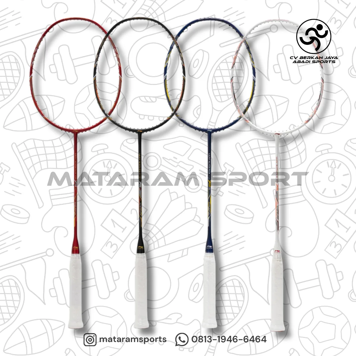 Raket Badminton LI-NING Windstorm 75 S