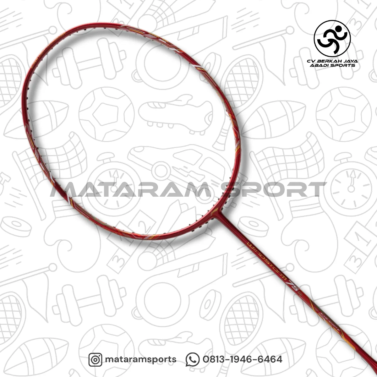 Raket Badminton LI-NING Windstorm 75 S 2