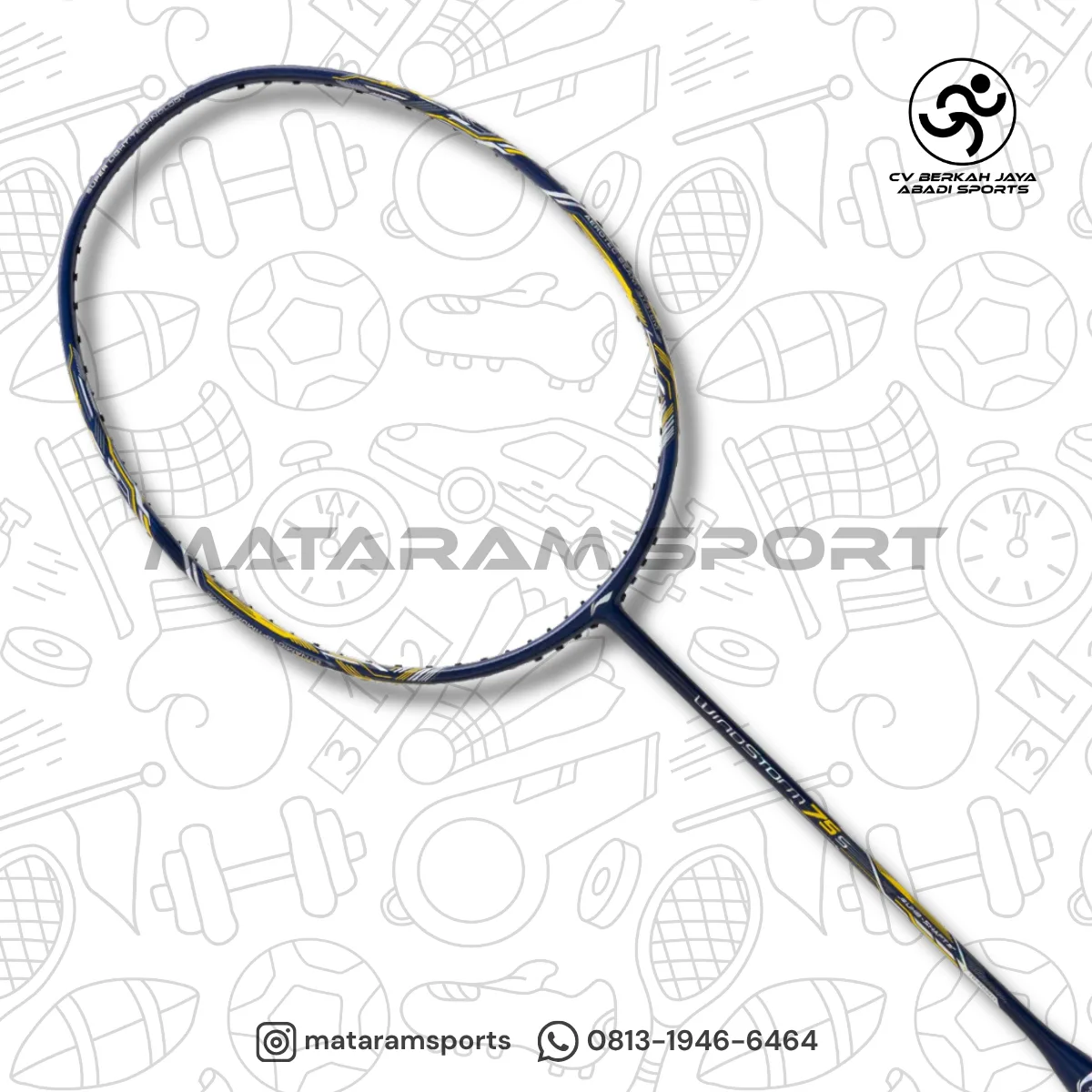 Raket Badminton LI-NING Windstorm 75 S 3