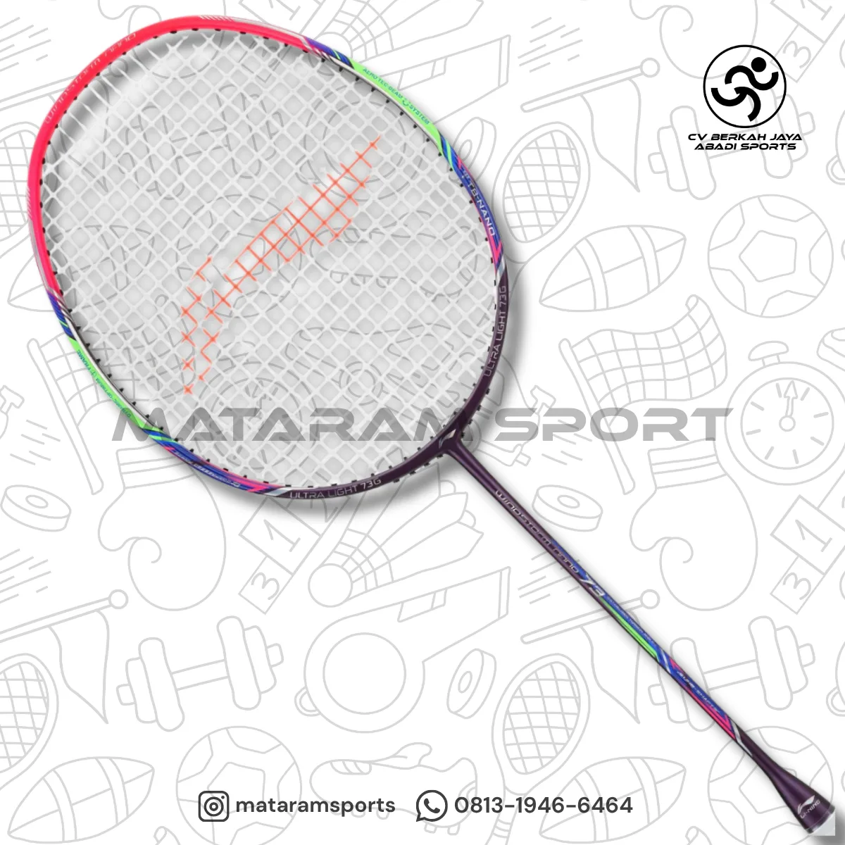 Raket Badminton LI-NING Windstorm Nano 73 2