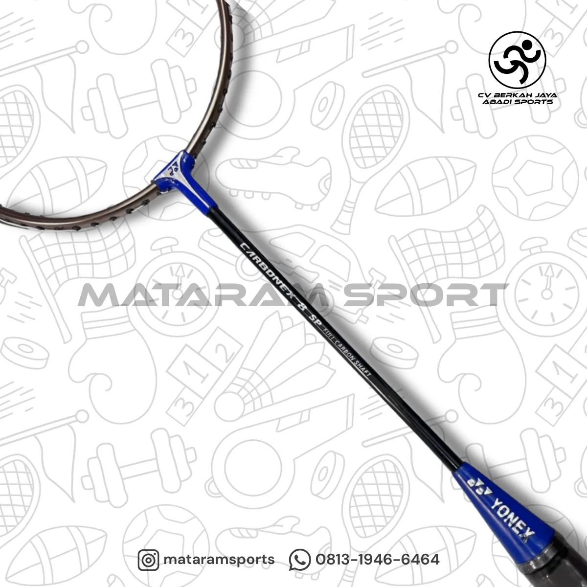 Raket Badminton Yonex Carbonex 8 & 9 Aluminium 2
