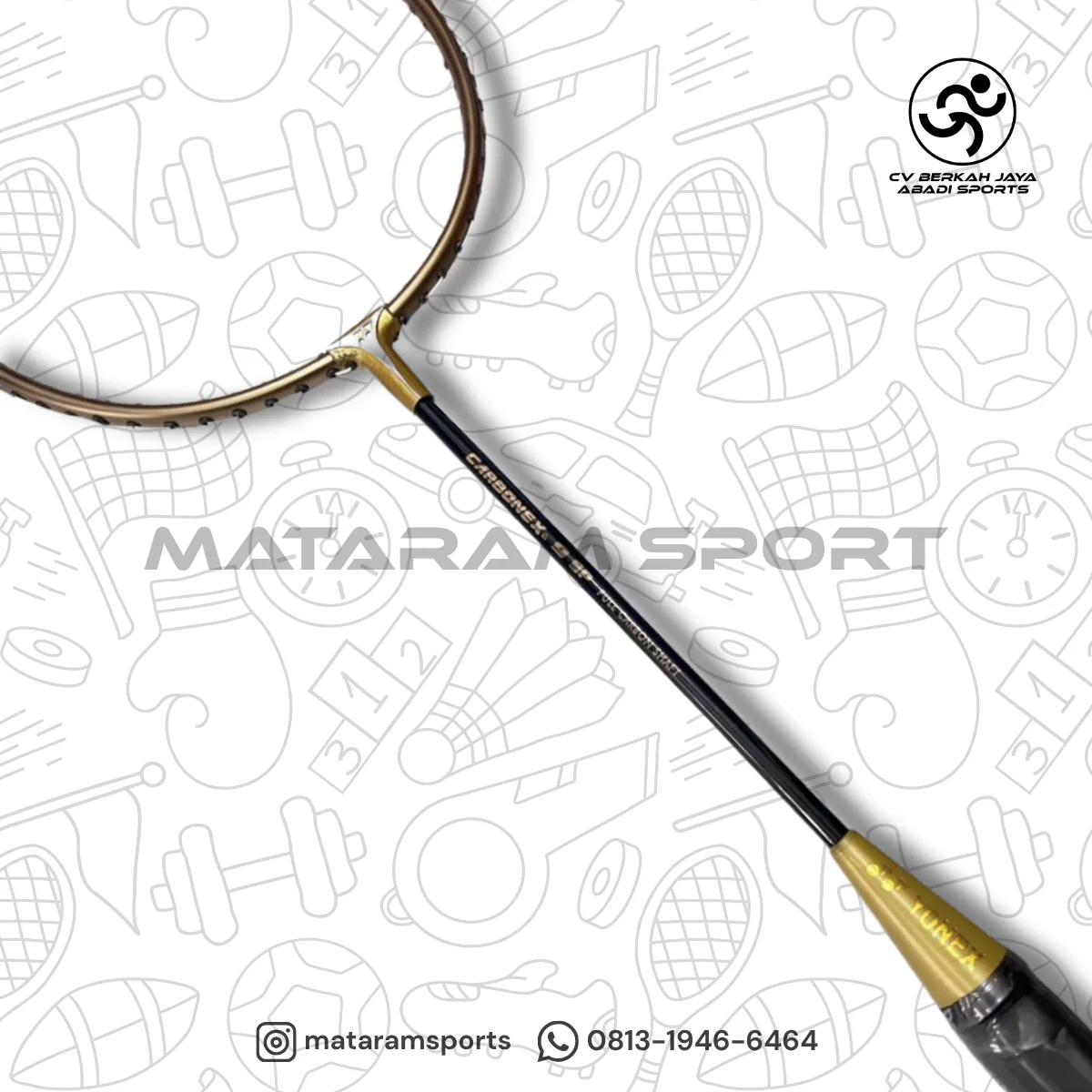 Raket Badminton Yonex Carbonex 8 & 9 Aluminium 3