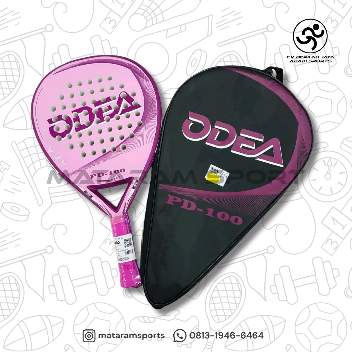 Raket Padel Odea Fiber PD-100