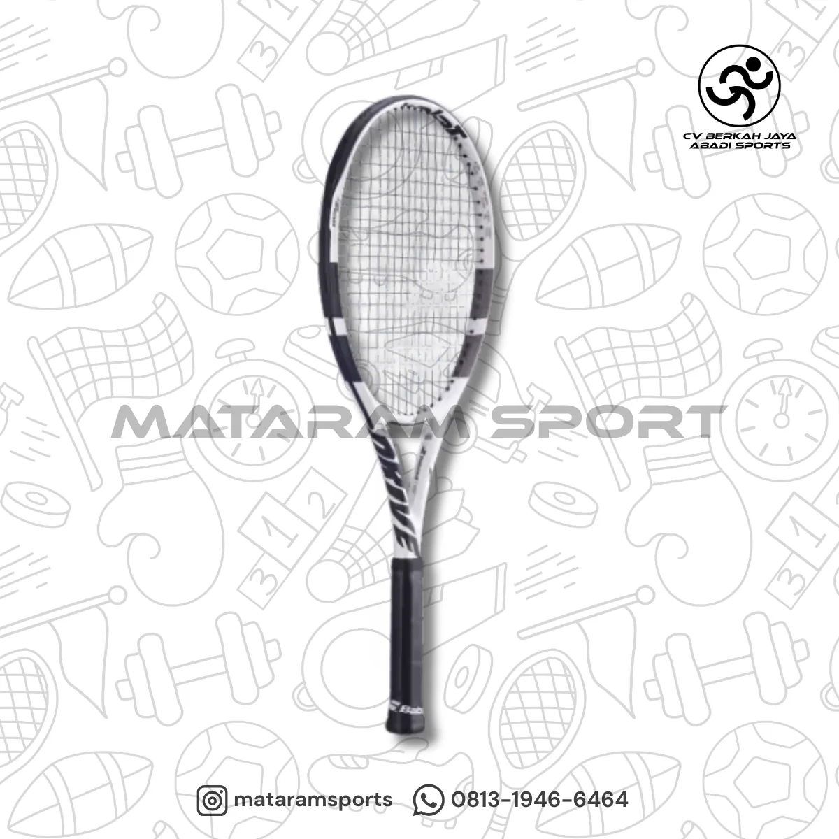 Raket Tenis Babolat Evo Drive Wimbledon Black/Grey