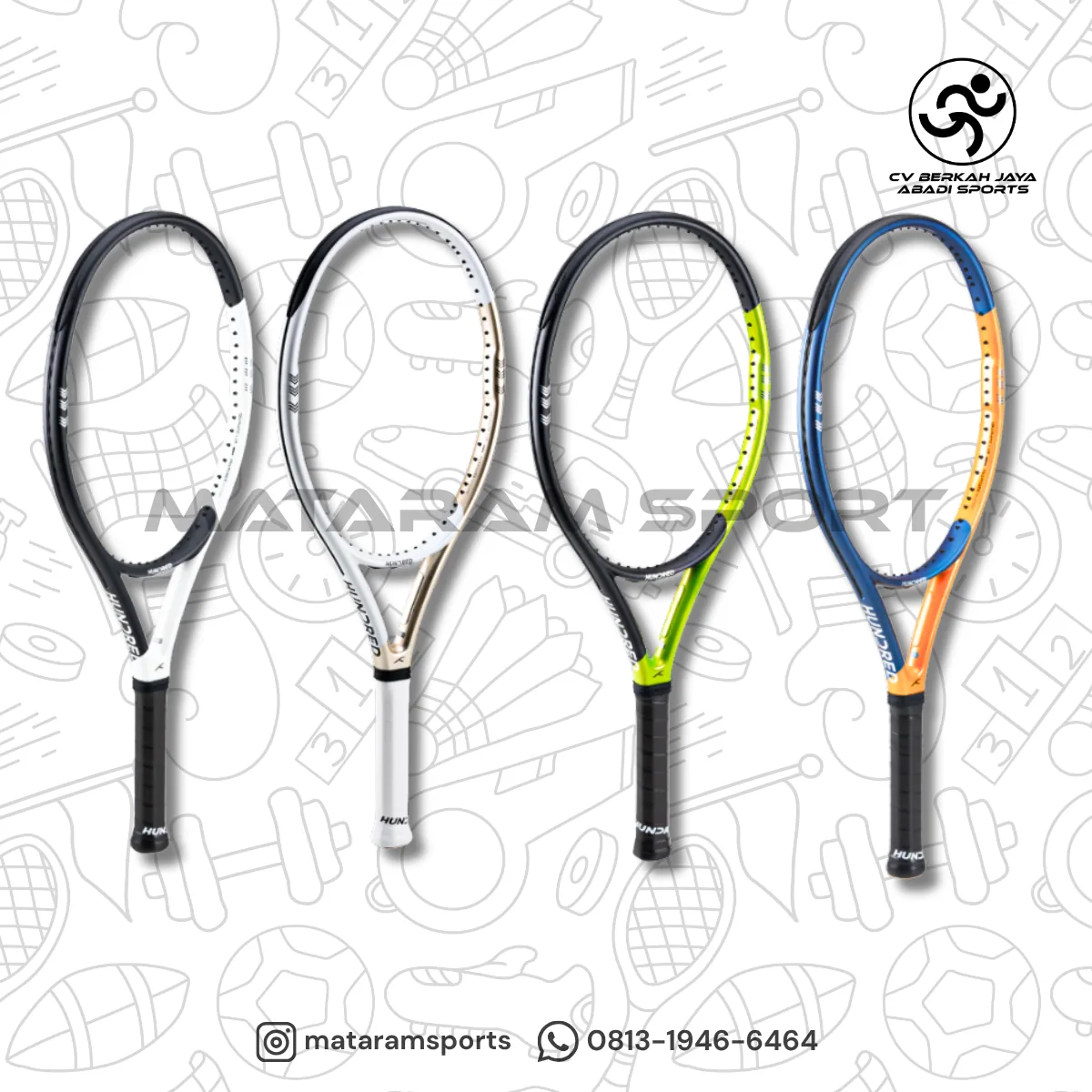 Raket Tenis Hundred X-Lite 110 - 250 Grams