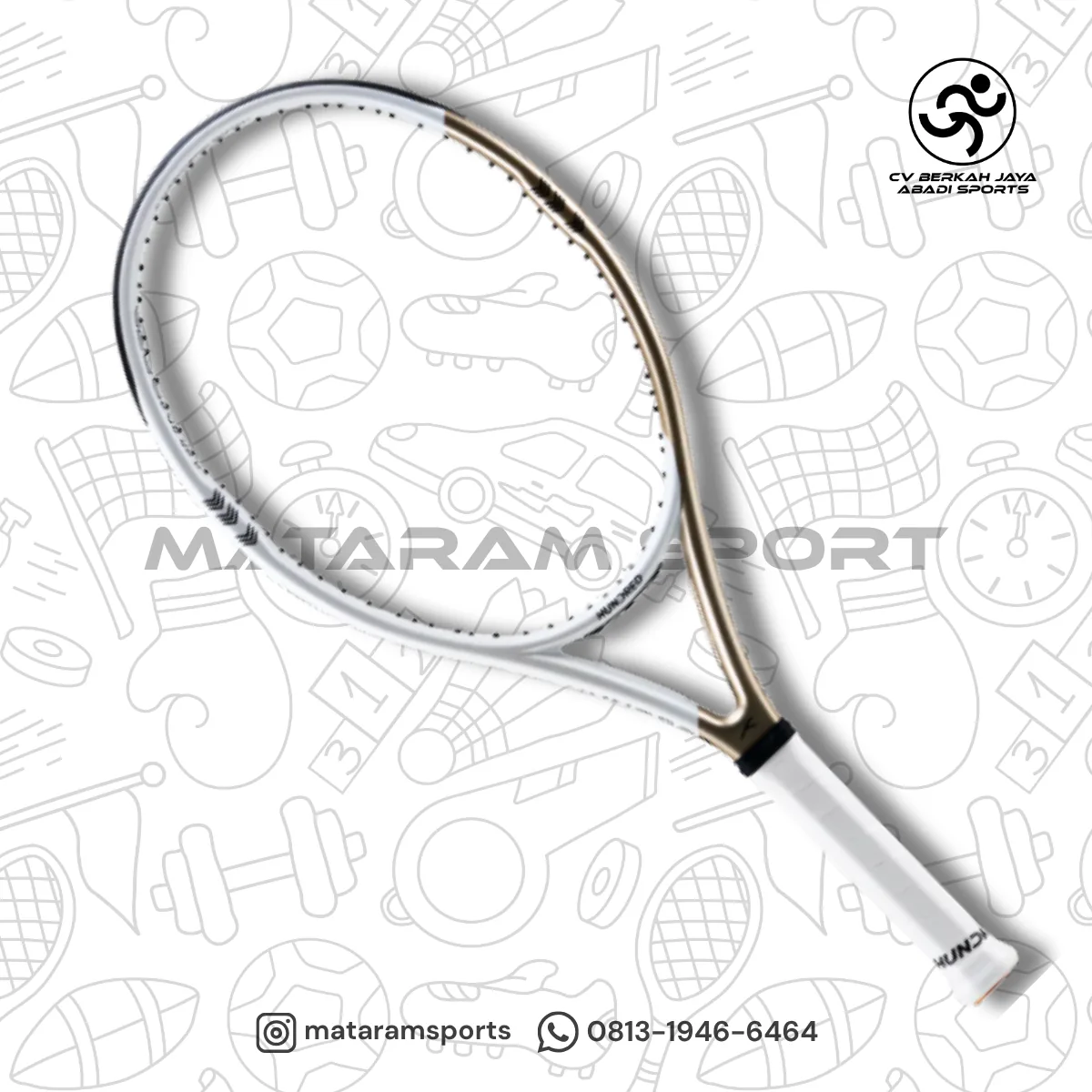 Raket Tenis Hundred X-Lite 110 - 250 Grams 3