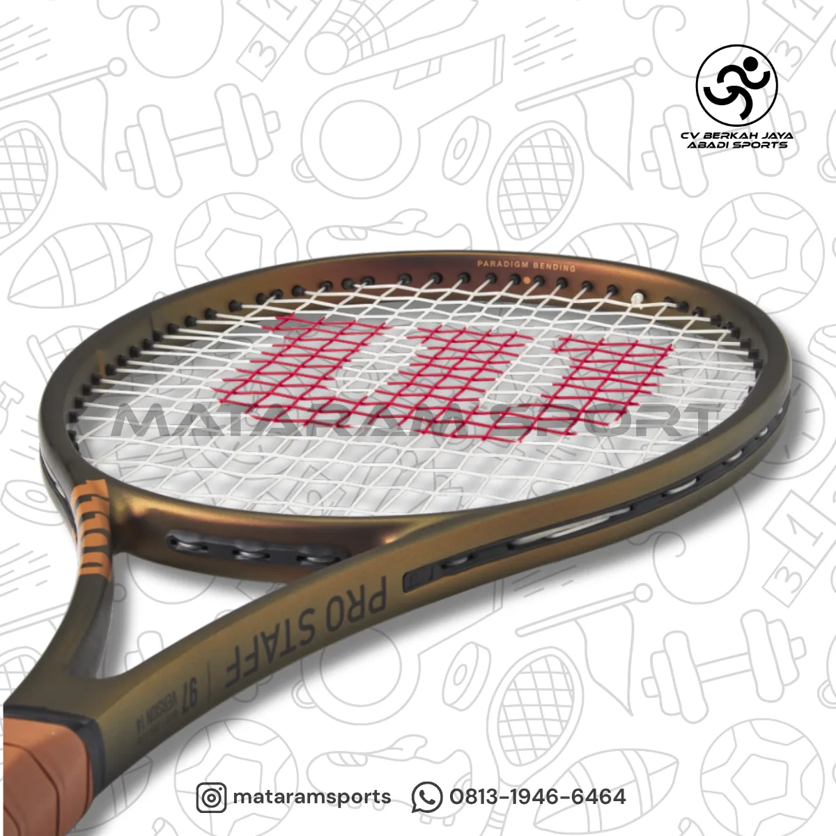 Raket Tenis Wilson PRO STAFF 97 V14 FRM 2 4