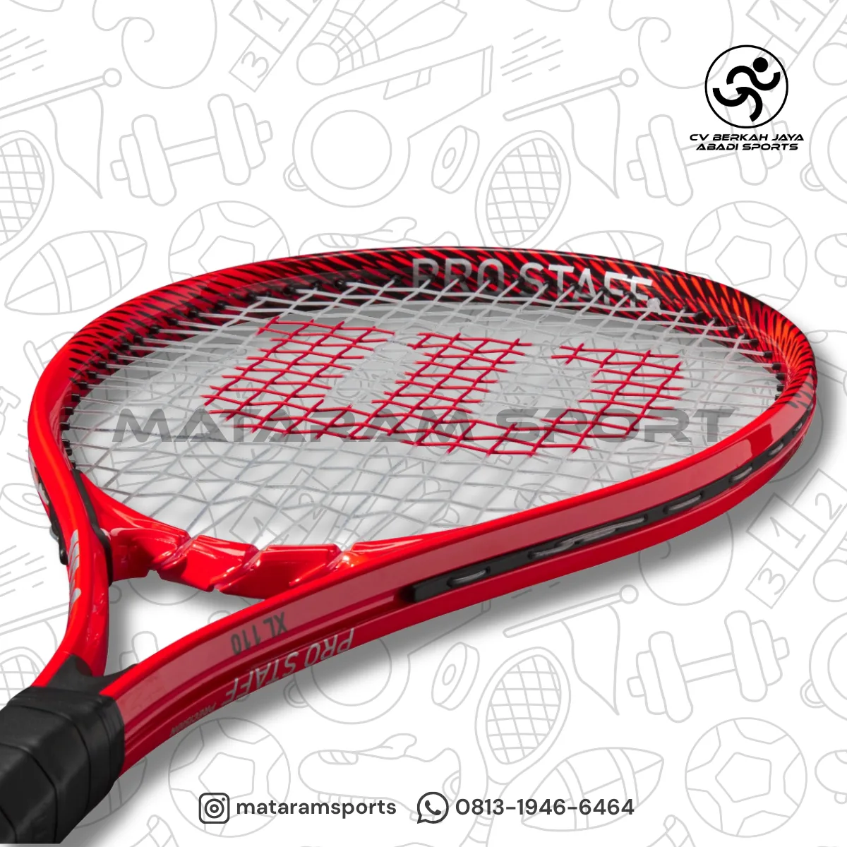 Raket Tenis Wilson Pro Staff Precision XL 110 2
