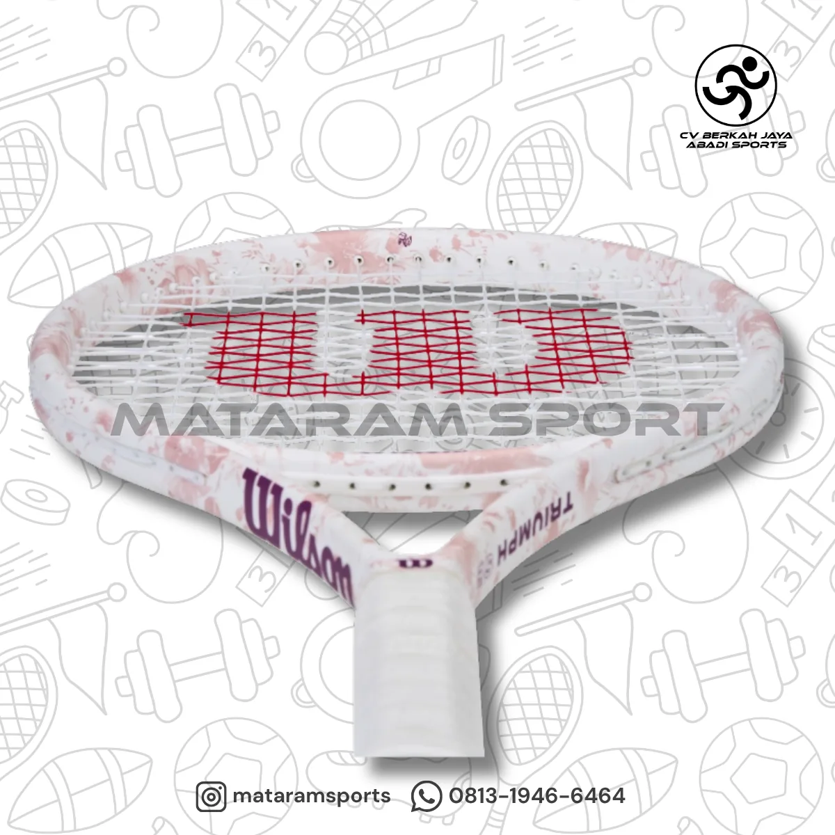 Raket Tenis Wilson Triumph 110 SE 3