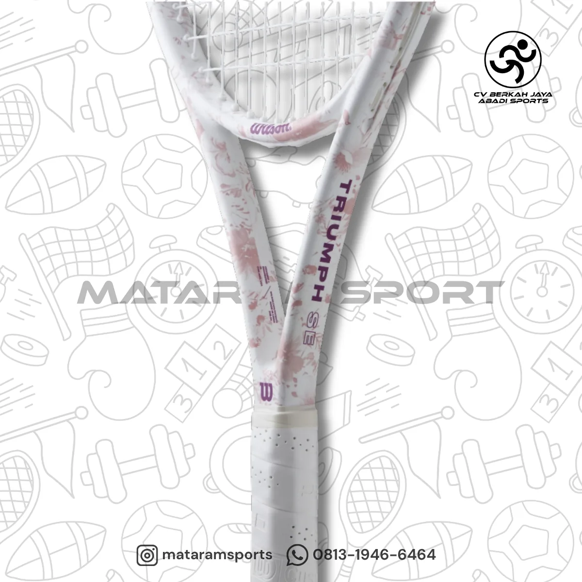 Raket Tenis Wilson Triumph 110 SE 5