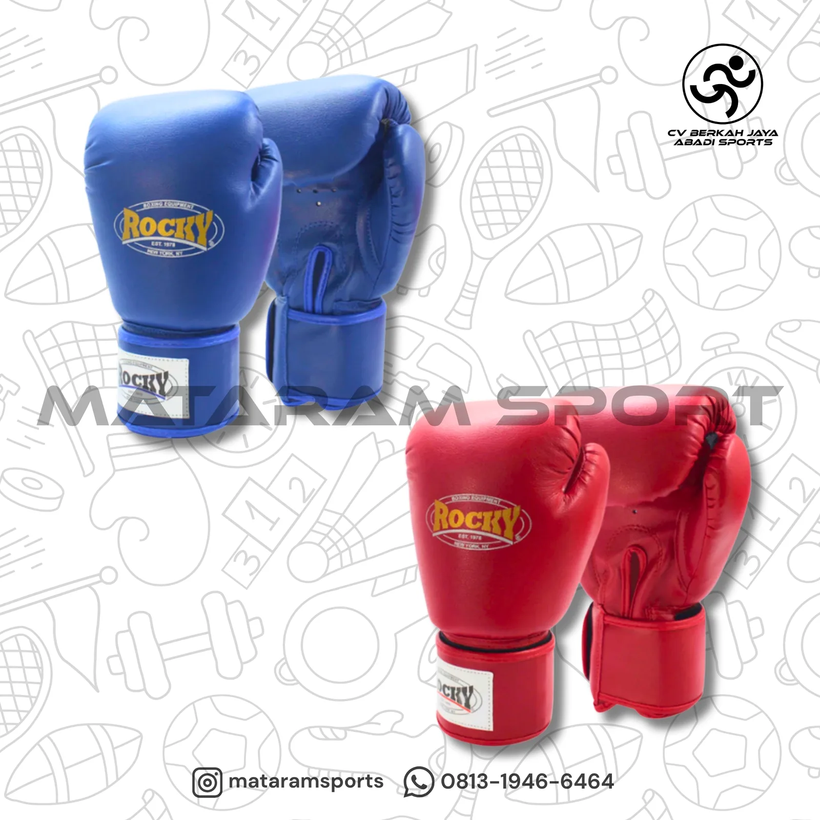Sarung Tangan Boxing Rocky RBG 1503