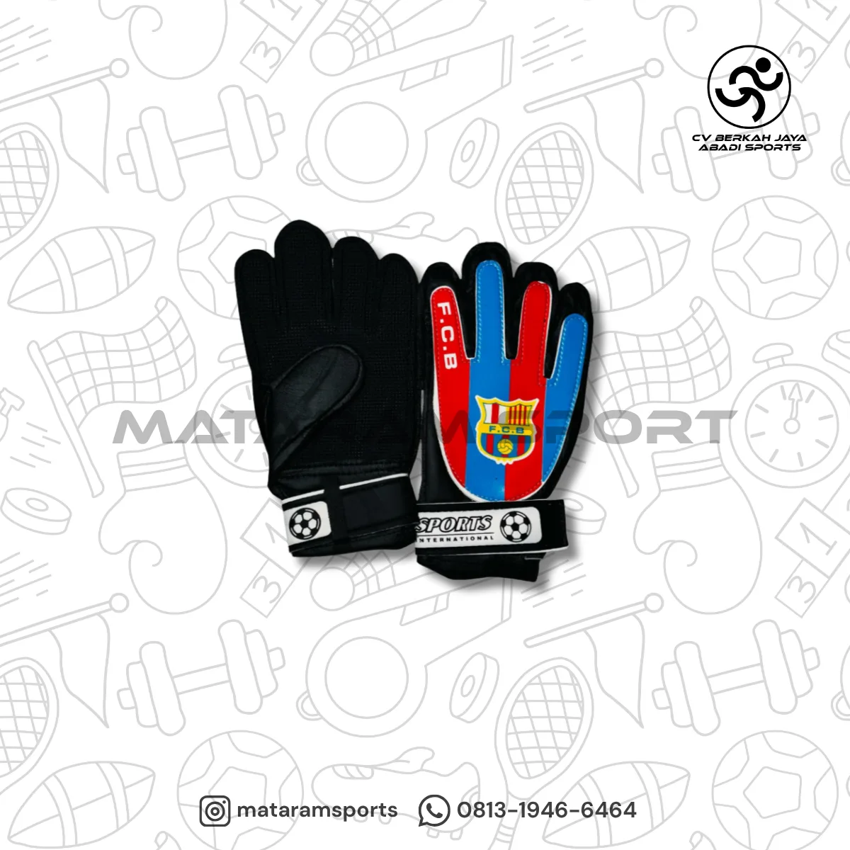 Sarung Tangan Keeper Junior - SPORTS MALUA & SLR GAME