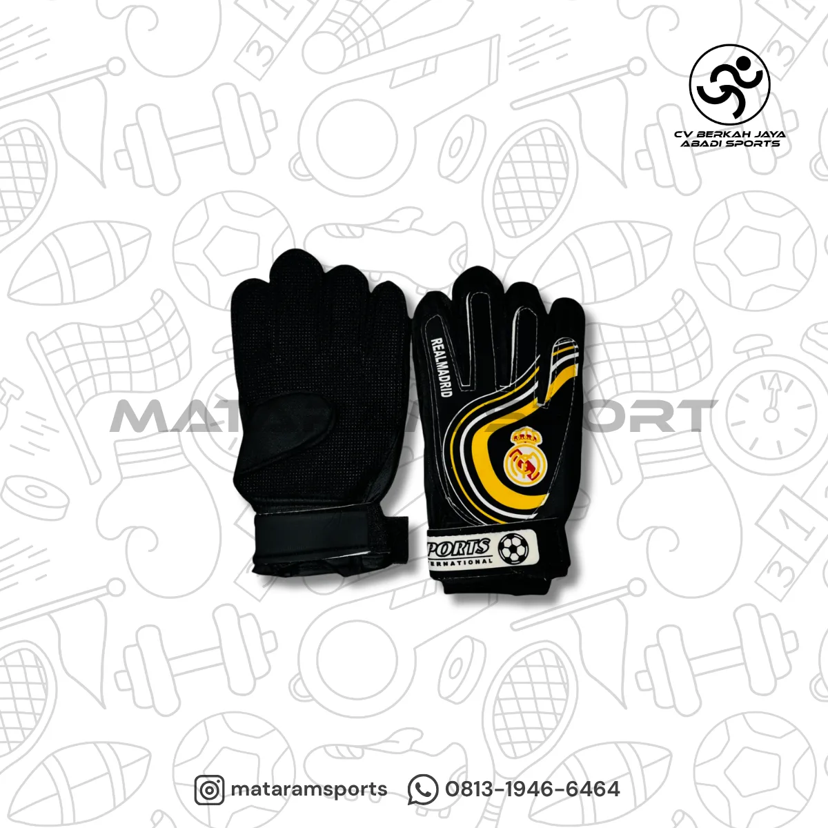 Sarung Tangan Keeper Junior - SPORTS MALUA & SLR GAME 2