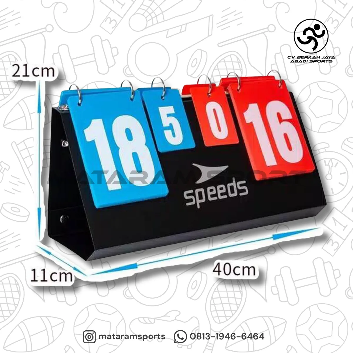 SCOREBOARD/PAPAN SKOR SPEEDS 3