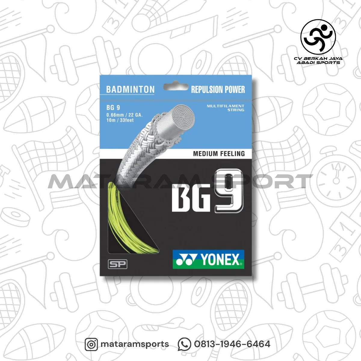 Senar Badminton Yonex BG9 4