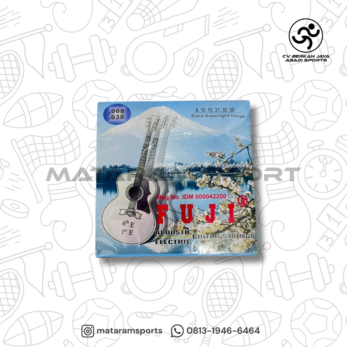 Senar Gitar Fuji Nylon dan Strings 1 set
