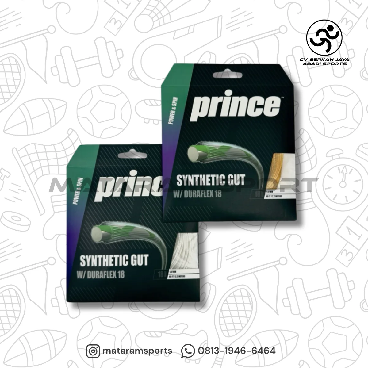 Senar Tenis Prince Synthetic Gut 18