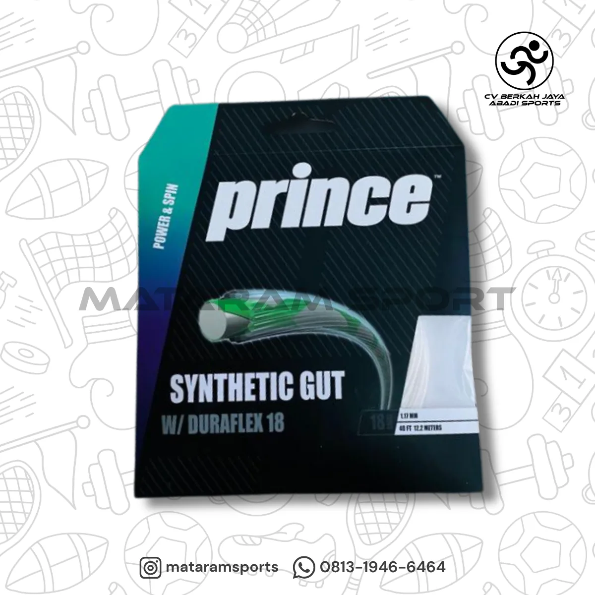 Senar Tenis Prince Synthetic Gut 18 3