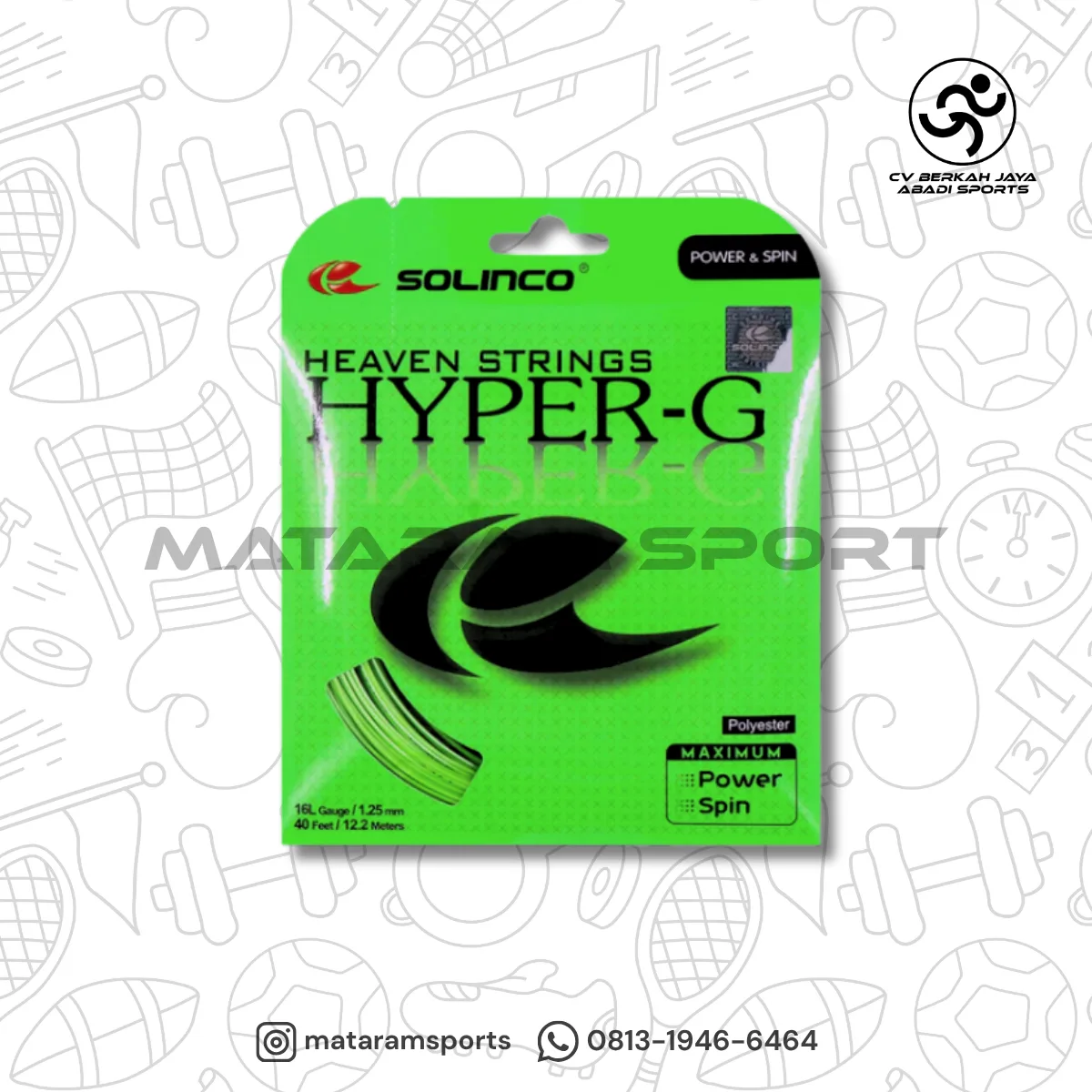 Senar Tenis Solinco Hyper-G