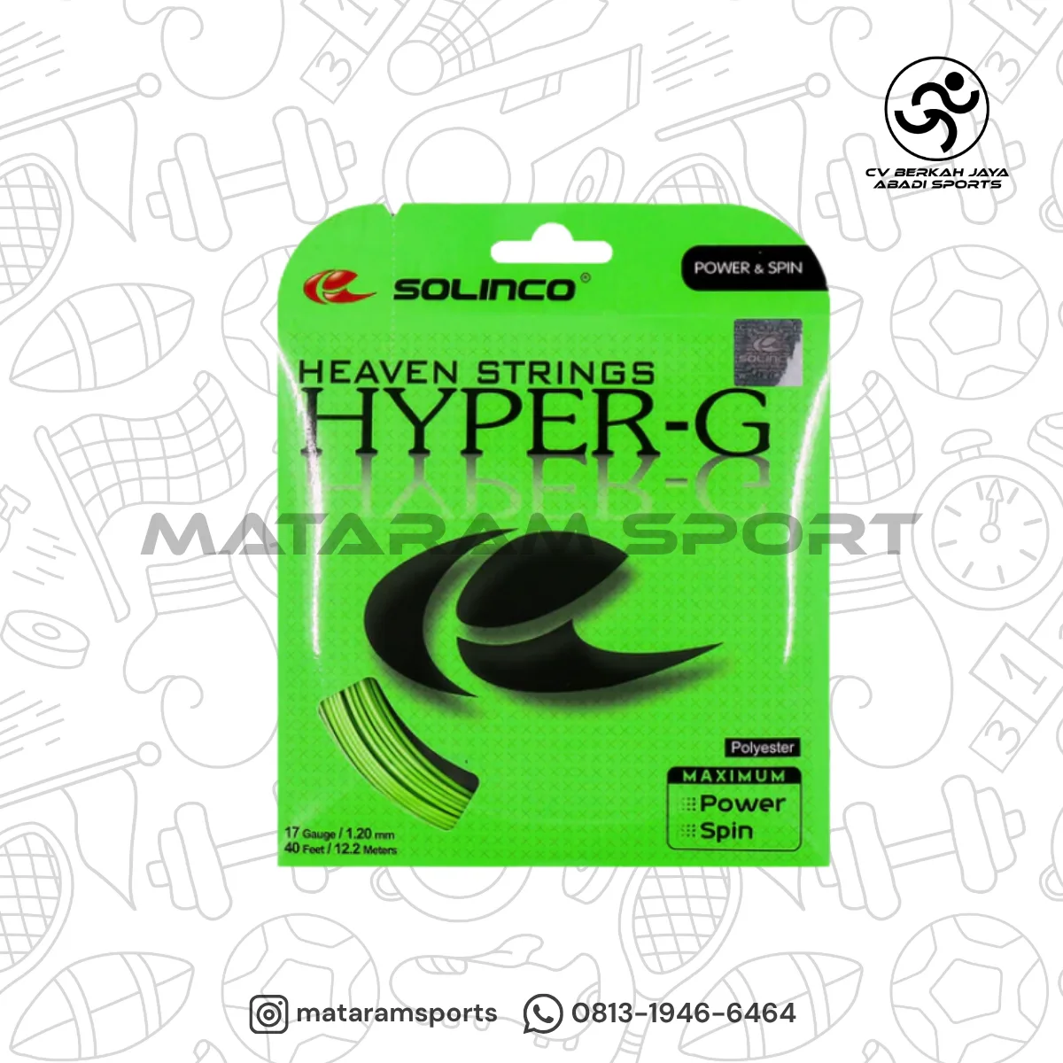 Senar Tenis Solinco Hyper-G 2