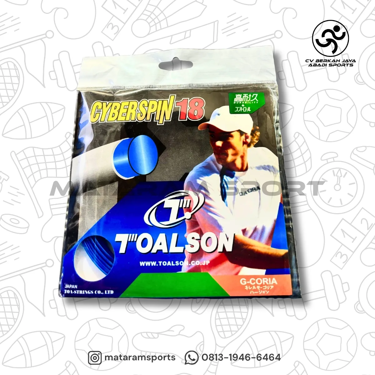 Senar Tenis Toalson Cyberspin 18 3