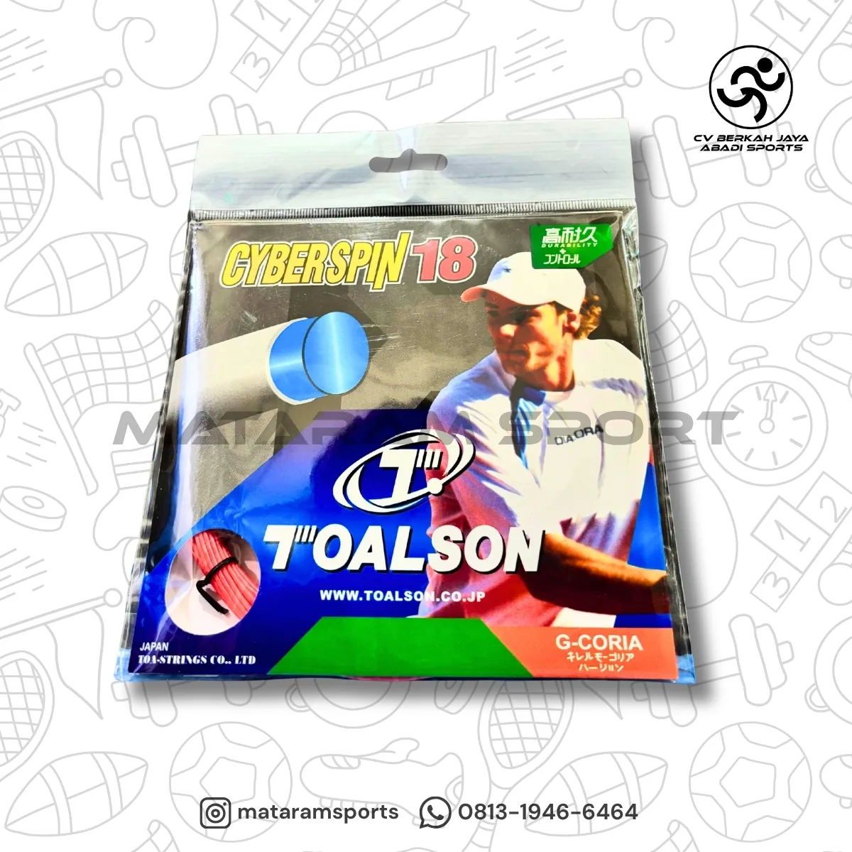 Senar Tenis Toalson Cyberspin 18 4
