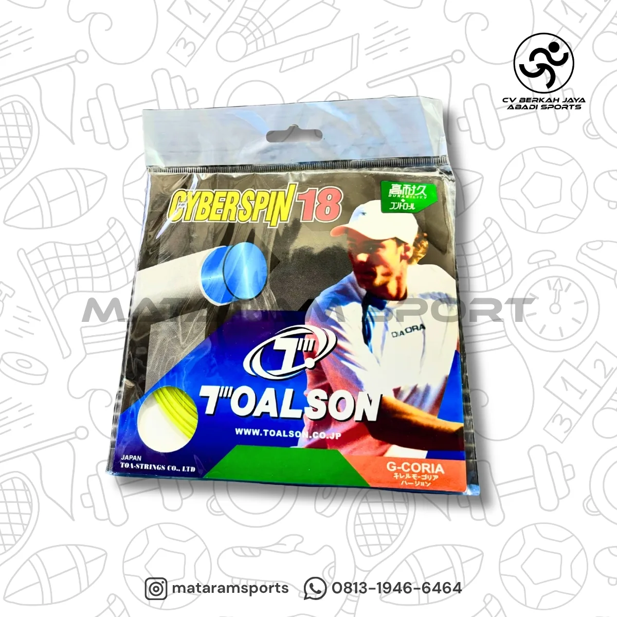 Senar Tenis Toalson Cyberspin 18 5