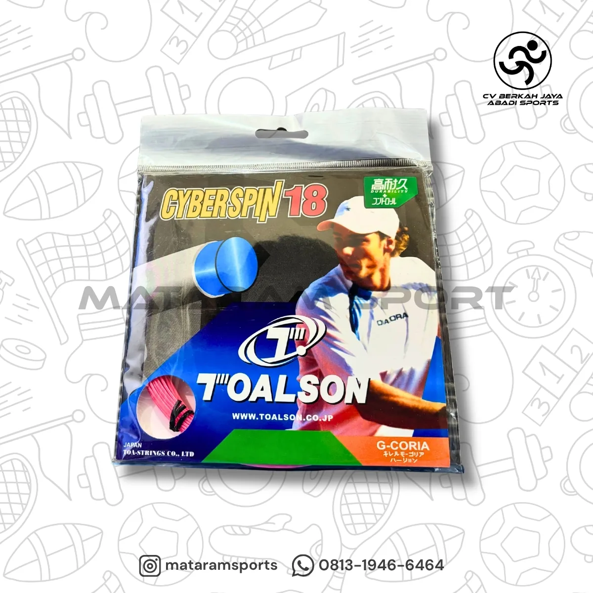 Senar Tenis Toalson Cyberspin 18 7
