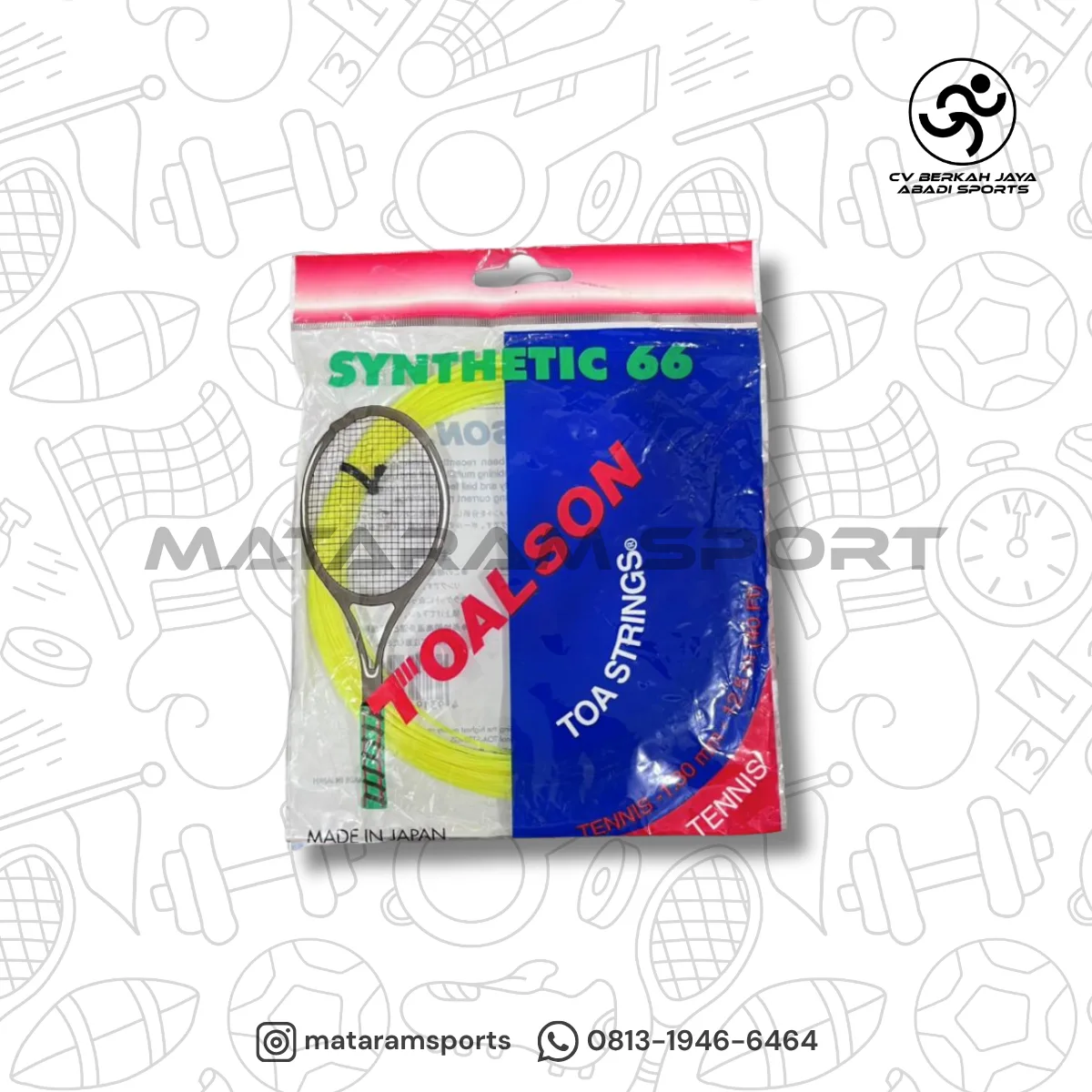Senar Tenis Toalson Synthetic 66 3