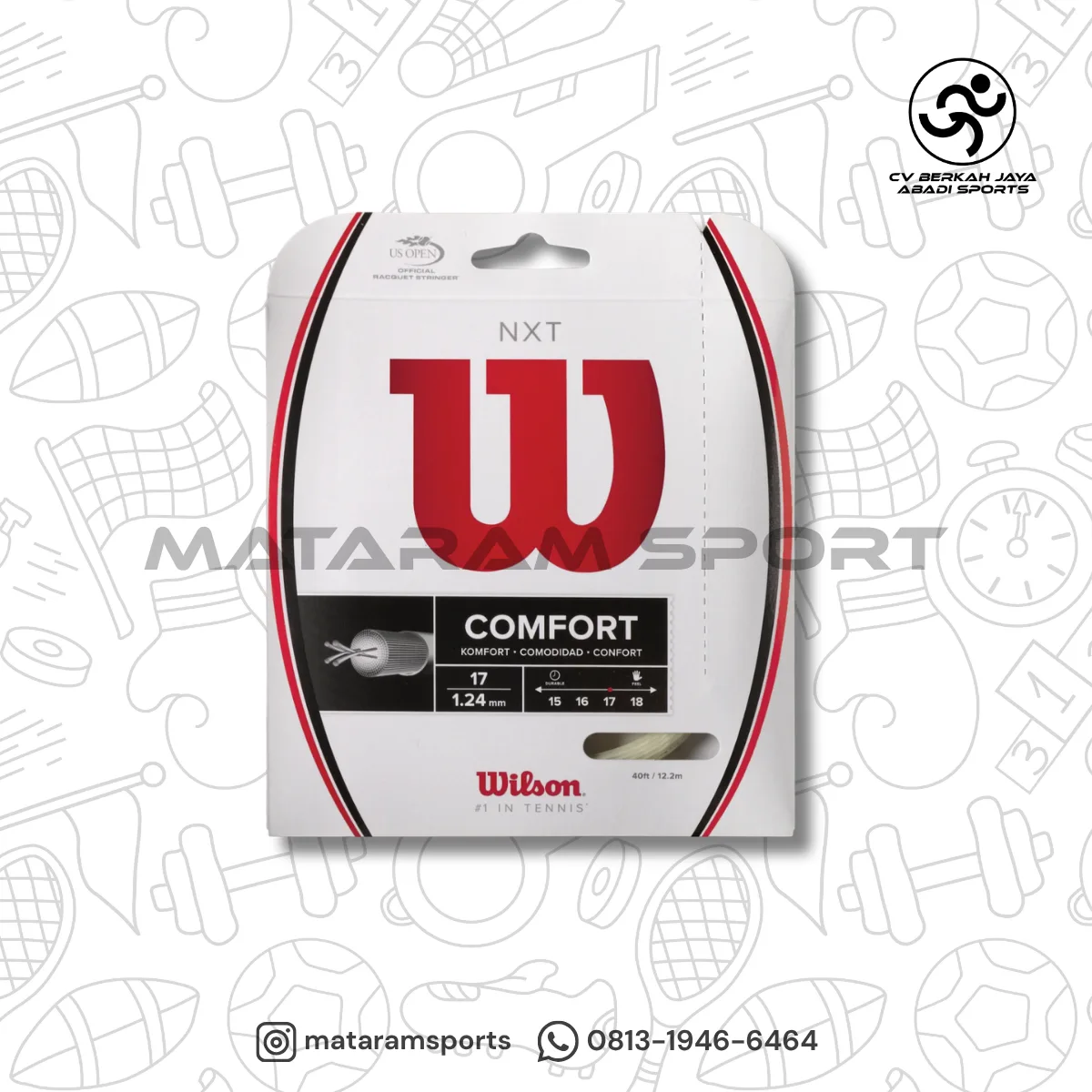 Senar Tenis Wilson NXT COMFORT & NXT POWER