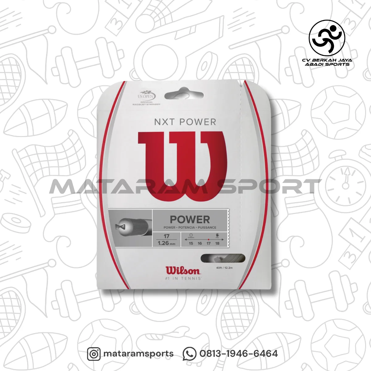 Senar Tenis Wilson NXT COMFORT & NXT POWER 2