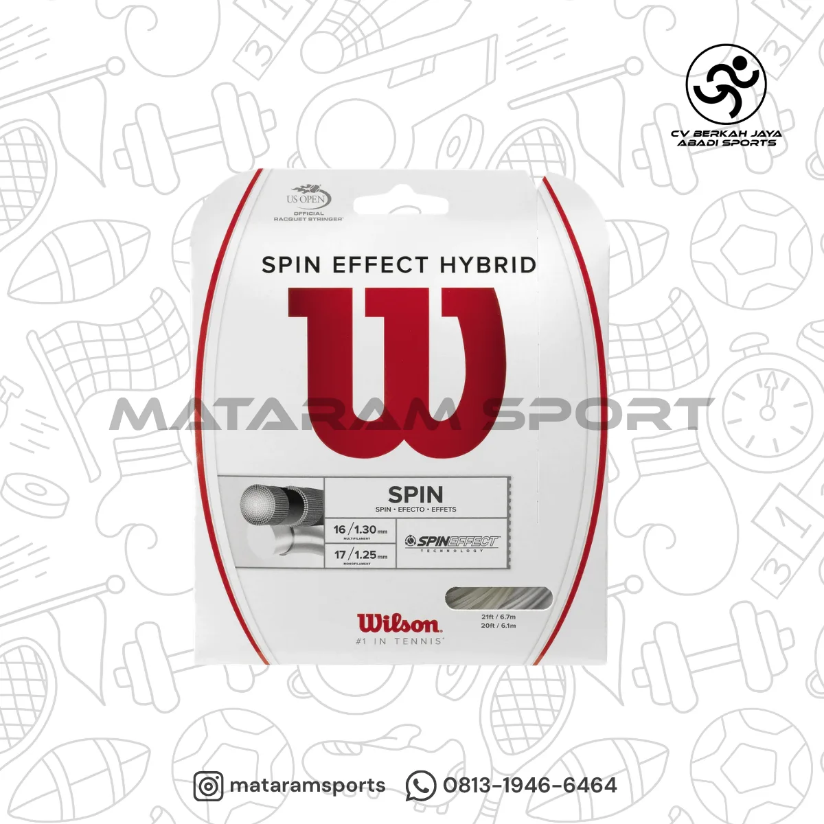Senar Tenis Wilson Spin Effect Hybrid