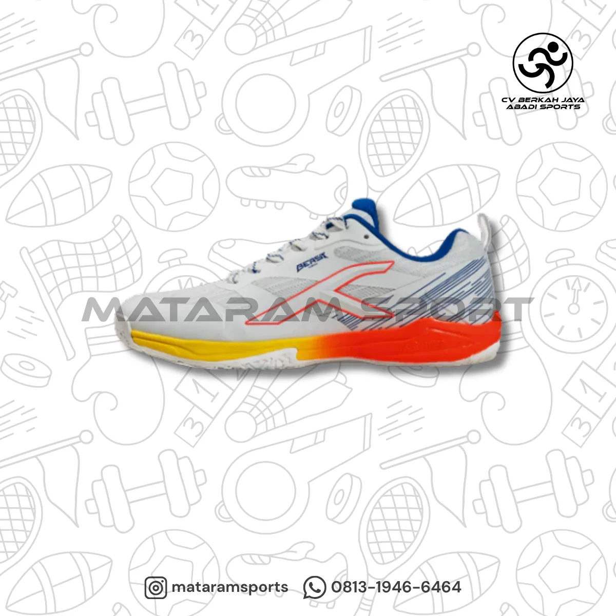 Sepatu Badminton Hundred Beast Max New Color 2